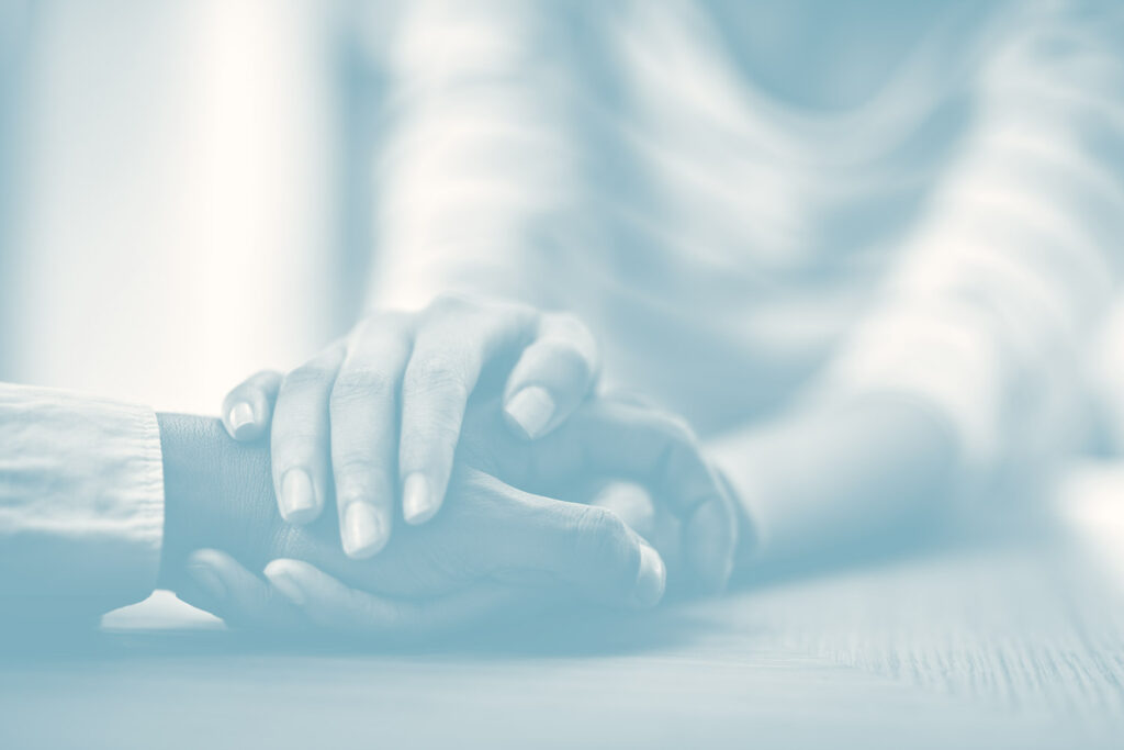 Holding hands